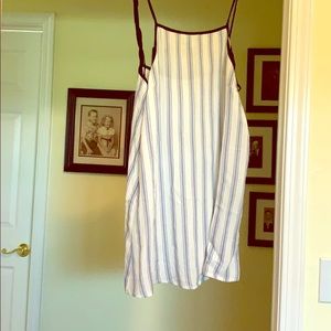 Striped skater dress